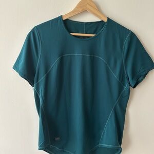 Janji Women's Teal Short-Sleeve Active Tee